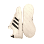 ونس ادیداس Adidas گرند کورت رنگ سفید مشکی سفید کد759 - تصویر 3
