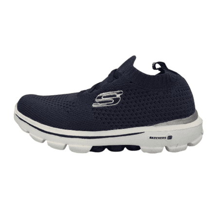 کفش کتونی اسکیچرز جورابی Skechers رنگ سرمه ای سفید کد 896