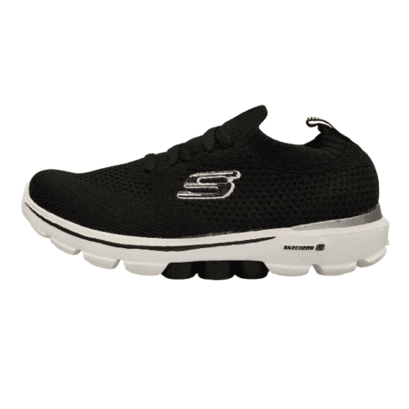 کفش کتونی اسکیچرز جورابی Skechers رنگ مشکی سفید کد 564