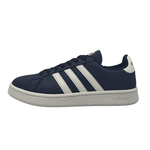 ونس ادیداس Adidas گرند کورت رنگ سرمه ای سفید کد511