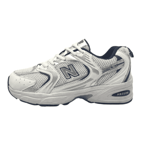 کفش کتونی نیوبالانس New balance 530رنگ سفید سرمه ای کد 1746