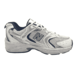 کفش کتونی نیوبالانس New balance530 رنگ سفید سرمه ای کد 1413 - تصویر 2