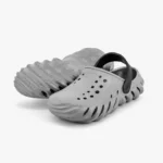 کراکس دمپایی مردانه تاپ crocs top رنگ طوسی کد 2794 - تصویر 4