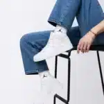 کفش کتونی زنانه نایک جردن وان ساقدار JORDAN 1 رنگ سفید کد 2784