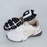 کفش کتونی مردانه نایک وی تو کی nike V2K رنگ سفید عسلی کد 2801 - تصویر 2