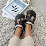 کراکس دمپایی زنانه مدل بیسکوییتی crocs رنگ مشکی کد 2836