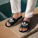 صندل دمپایی مردانه آدیداس  adidas slipper رنگ مشکی سفید کد 1465