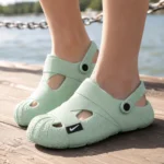 کراکس دمپایی زنانه نایک crocs nike رنگ سبز کد 2756