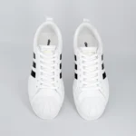 کتونی ونس مردانه آدیداس استریت چک adidas streetcheck رنگ سفید مشکی کد 2038 - تصویر 3