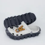 کراکس دمپایی زنانه مدل جولی CROCS JULY رنگ طوسی کد 2827 - تصویر 2