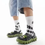 کراکس دمپایی مردانه مدل جولی CROCS JULY رنگ مشکی سبز کد 2821