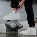 کتونی ونس مردانه پوما سوئد Puma SUEDE رنگ طوسی روشن کد 2042