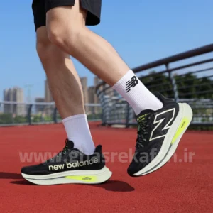 کفش کتونی مردانه نیوبالانس سوپر کمپ New Balance Super Camp مسترکوالیتی رنگ مشکی سبز کد 1808