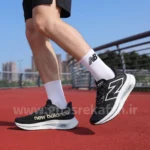 کفش کتونی مردانه نیوبالانس سوپر کمپ New Balance Super Camp مسترکوالیتی رنگ مشکی سفید کد 2406