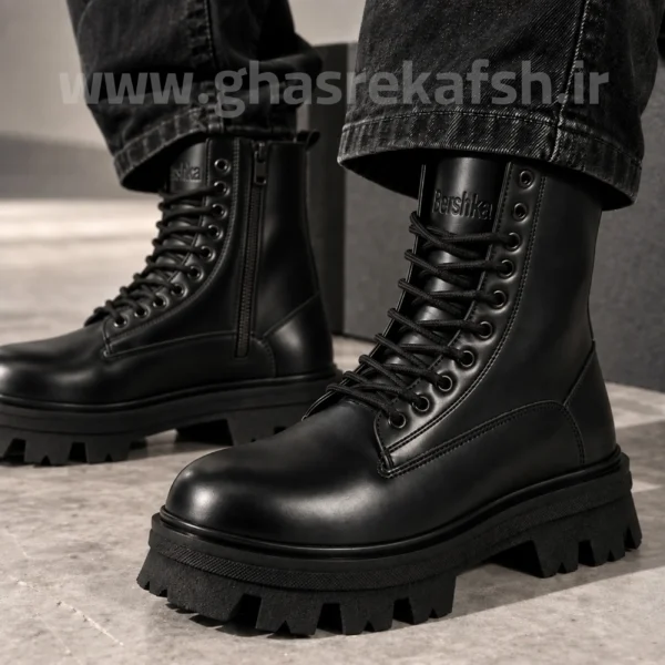 بوت برشکا Bershka مردانه مشکی کد 2543