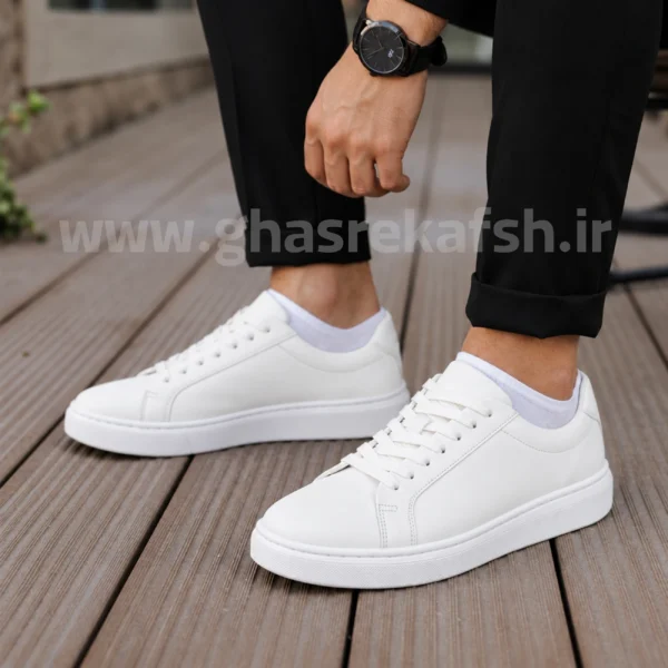 کتونی ونس زارا ZARA مردانه رنگ سفید کد 2898