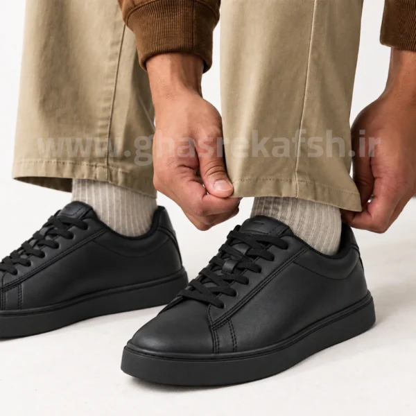 کتونی ونس زارا ZARA مردانه رنگ مشکی کد 2897