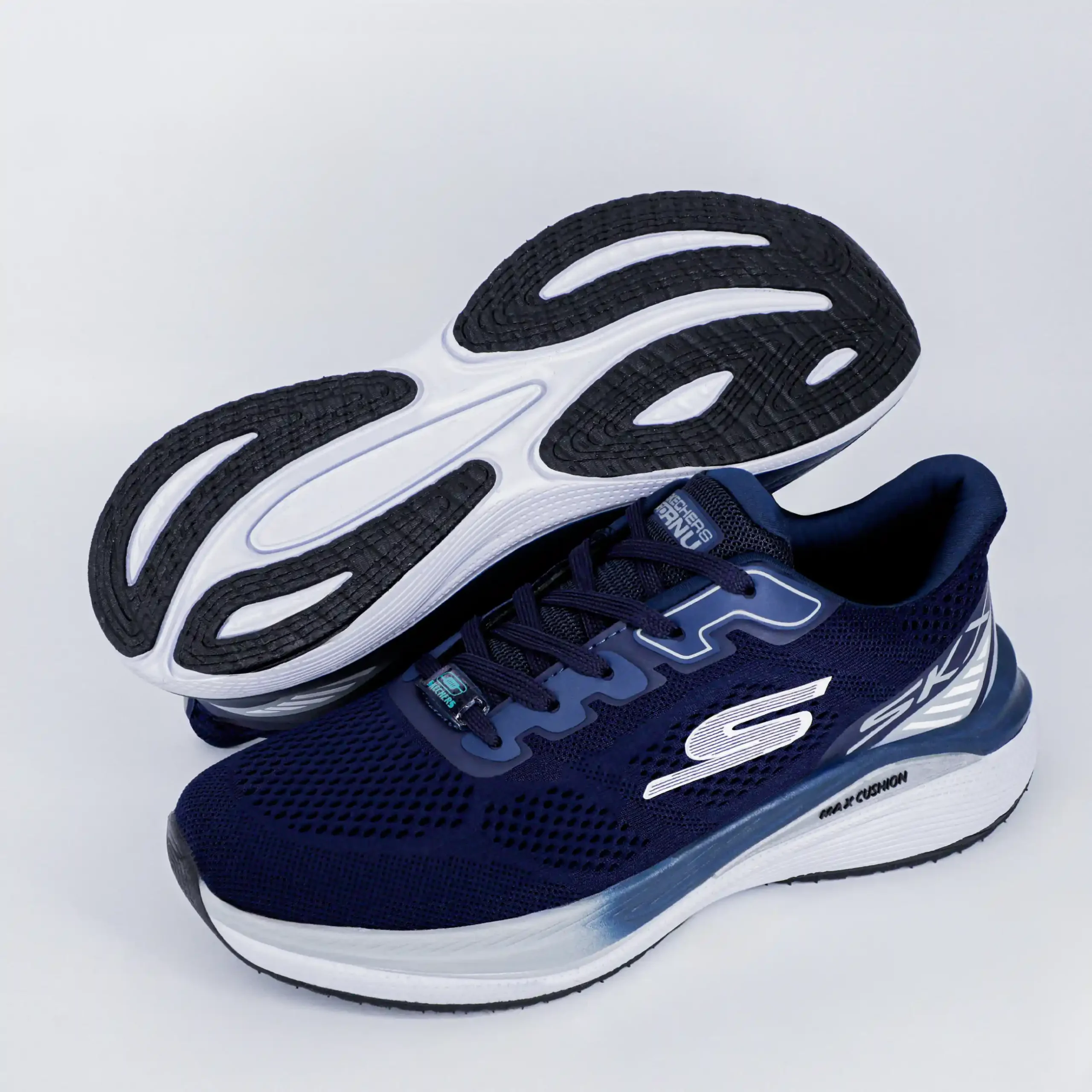 کتونی اسکیچرز Skechers مردانه سرمه ای کد 2650 - تصویر 2